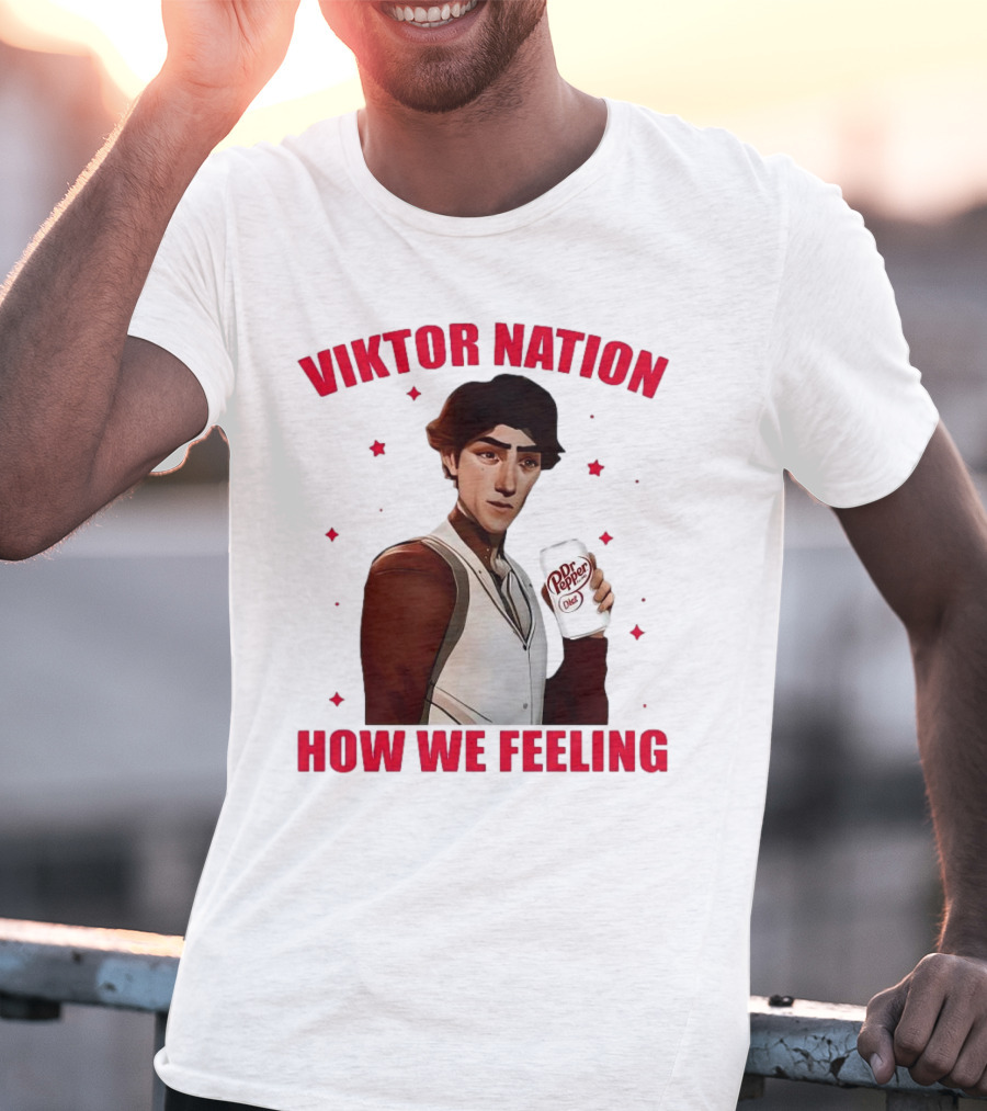 Viktor Nation How We Feeling Dr Pepper Diet Can Illustration T-Shirt