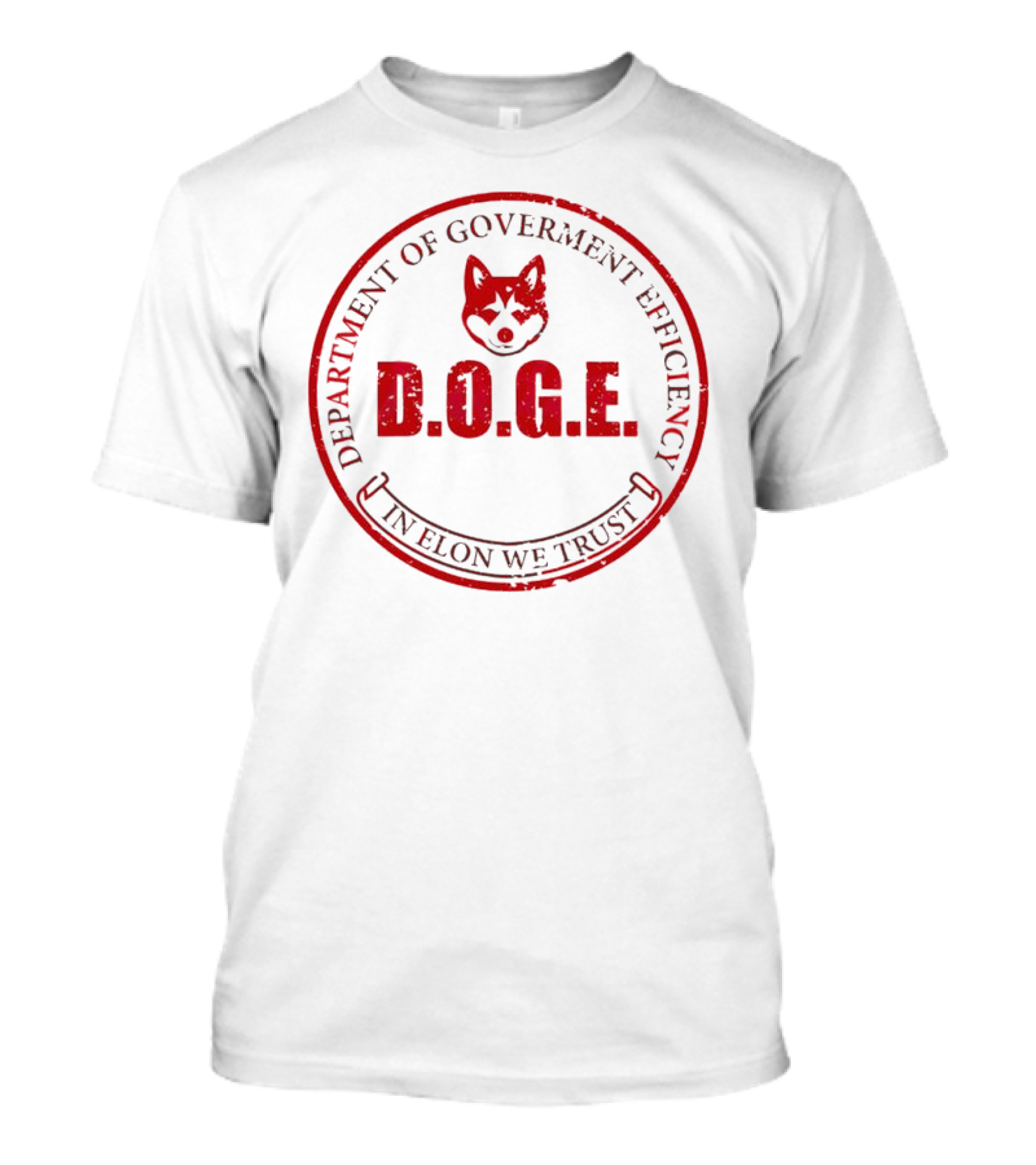 Department Of Government Efficiency D.O.G.E. In Elon We Trust Vintage Doge T-Shirt