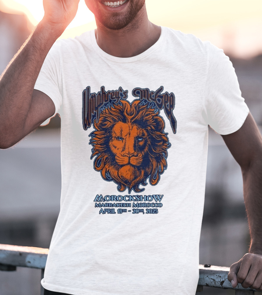 Umphrey’s McGee Morockshow Marrakech Morocco April 18th-20th 2025 Lion Art T-Shirt