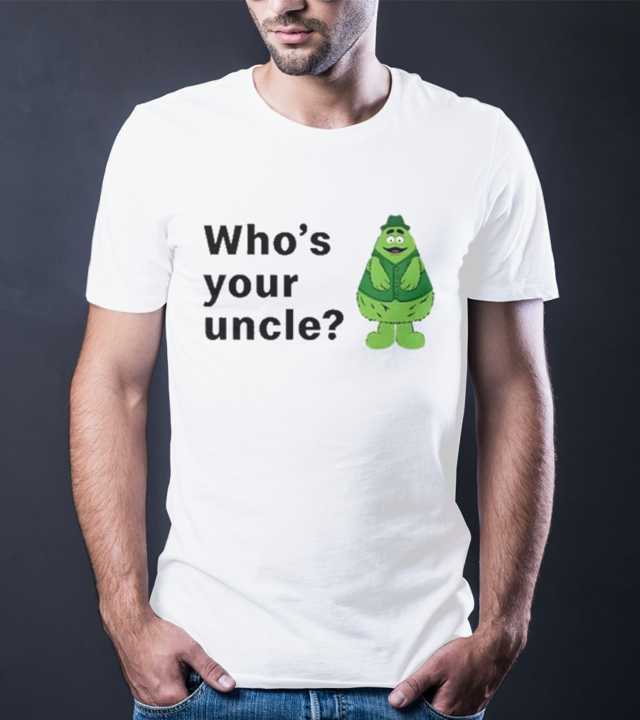 Uncle O’grimacey Who’s Your Uncle Green Character St Patrick’s Day T-Shirt