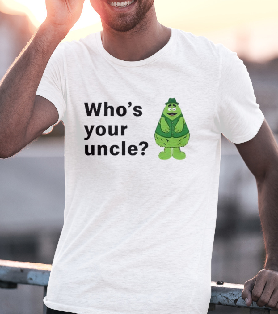 Uncle O’grimacey Who’s Your Uncle Green Character St Patrick’s Day T-Shirt