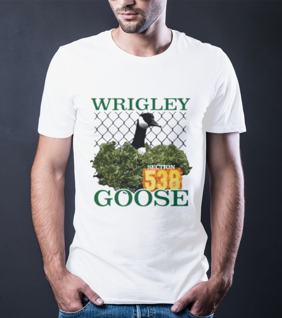 Wrigley Goose Section 538 Chicago Cubs Stadium Fan Apparel T-Shirt