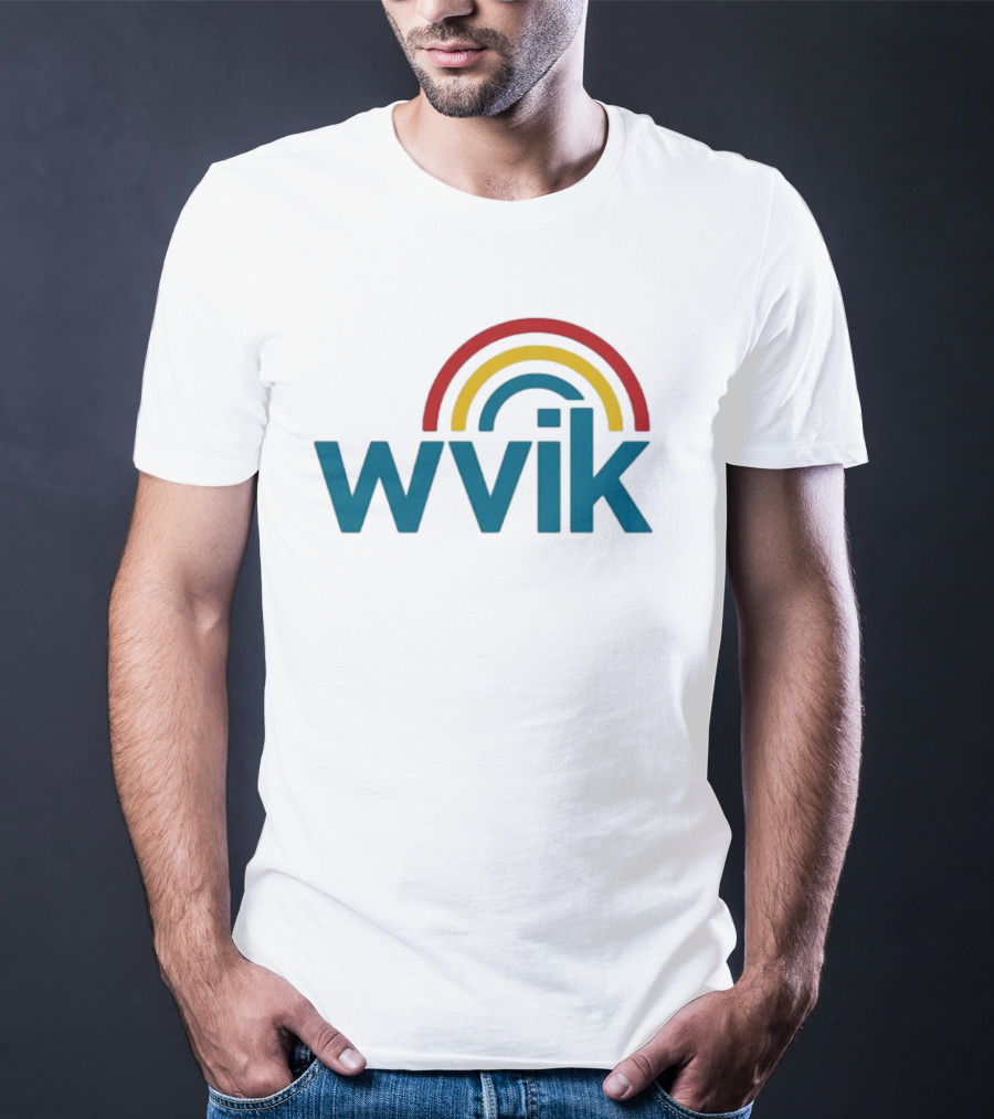 WVIK Rainbow Vintage Retro Style T-Shirt