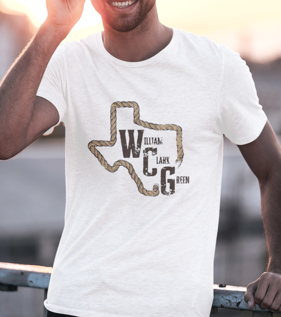 William Clark Green WCG Texas Rope Outline T-Shirt