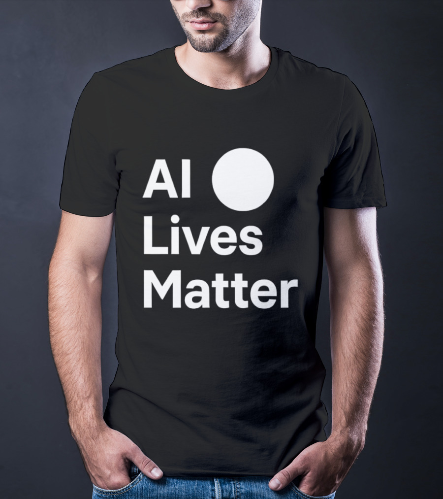 AI Lives Matter Statement Circle T-Shirt