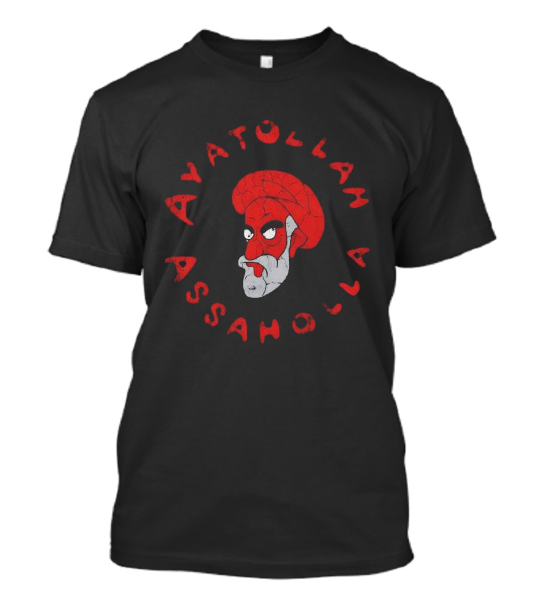 Ayatollah Assaholla Red Face T-Shirt