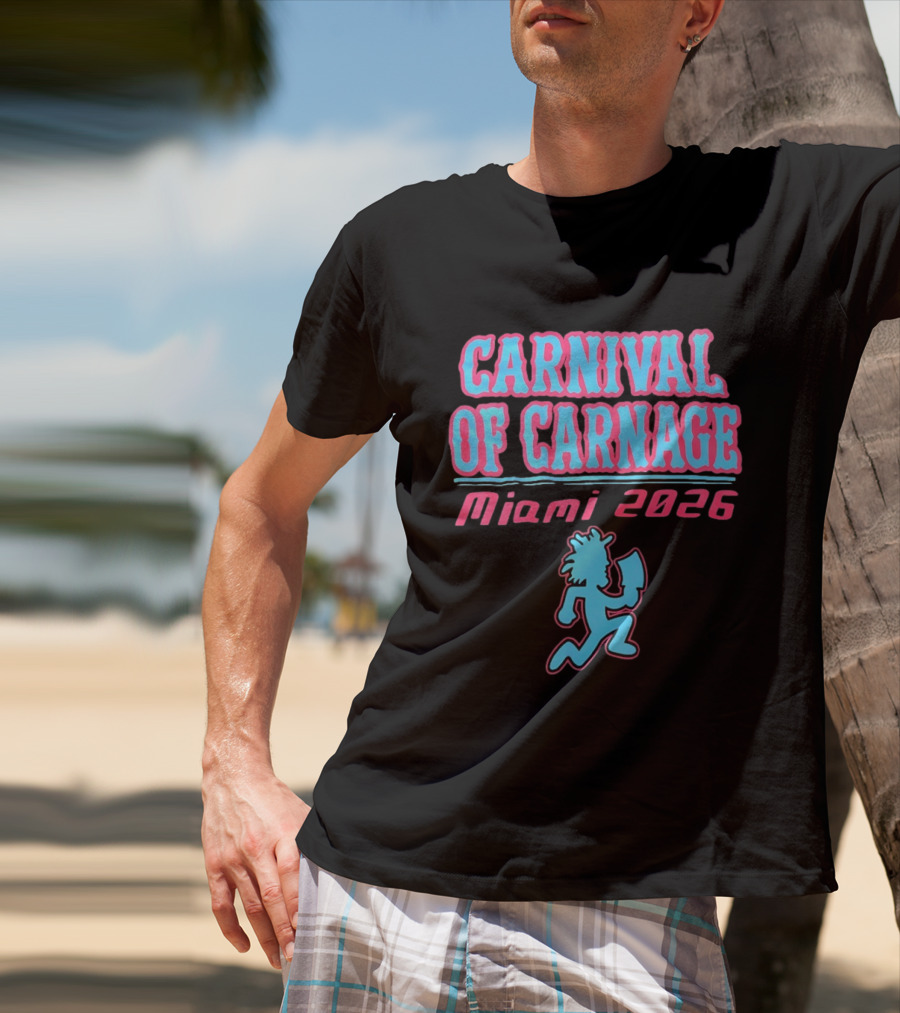 Carnival Of Carnage Miami 2026 Hatchet Man T-Shirt