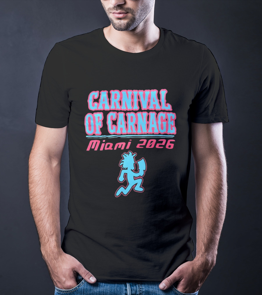 Carnival Of Carnage Miami 2026 Hatchet Man T-Shirt