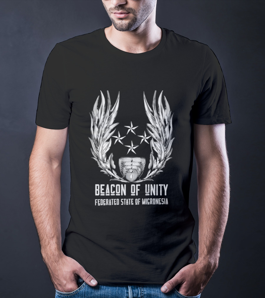 Beacon Of Unity Federated State Of Micronesia Four Stars Laurel T-Shirt
