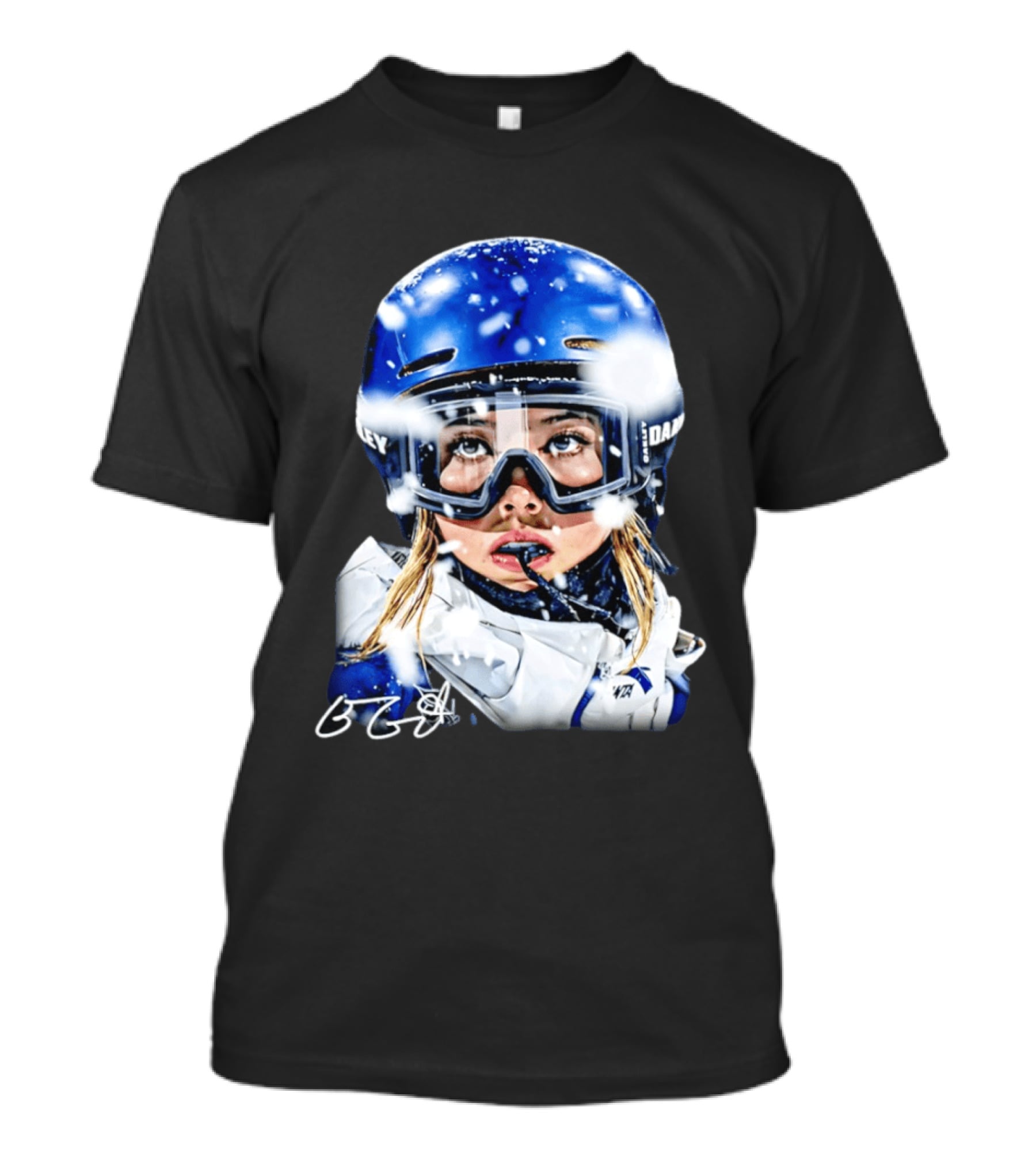 Eileen Gu Aura Snowboard Oakley Goggles Winter Sports T-Shirt