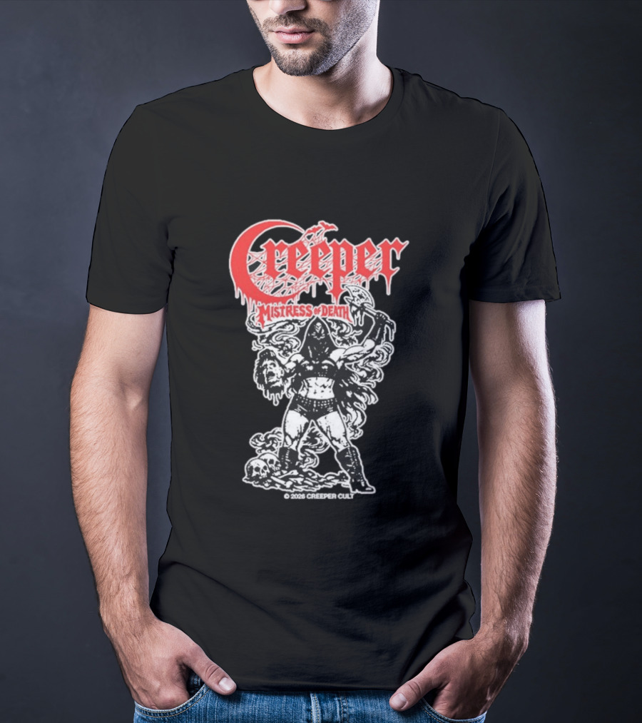 Creeper Mistress Of Death Creepercult 2023 T-Shirt
