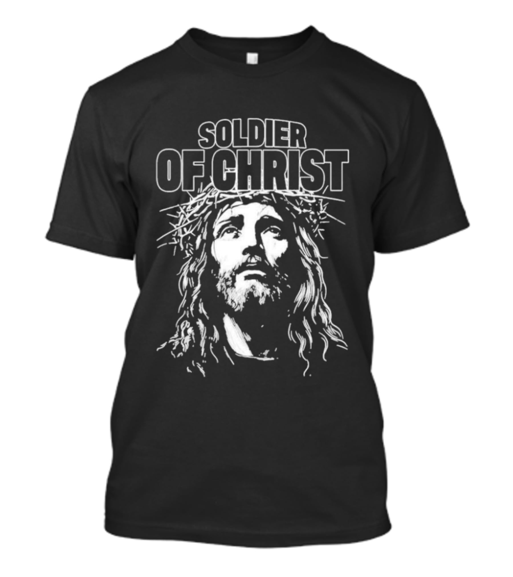 SOLDIER OF CHRIST DefiantLs Jesus Christ Crown Of Thorns T-Shirt