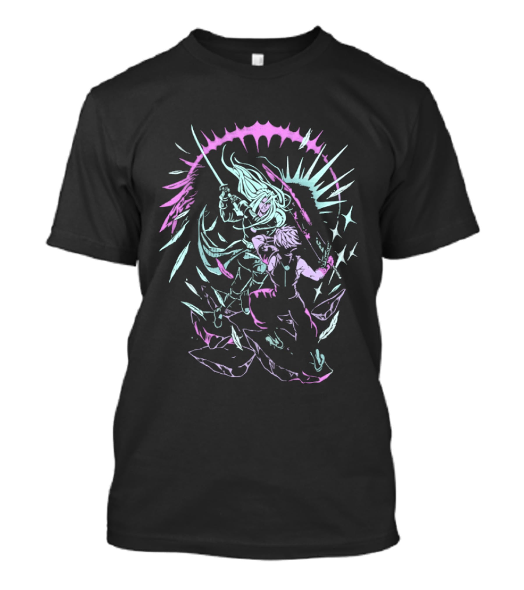 Final Fantasy Seven Seconds Till The End Iconic Battle Scene Cloud And Sephiroth T-Shirt