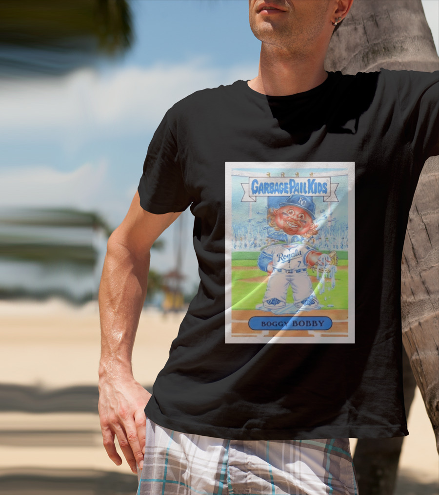 Garbage Pail Kids Boggy Bobby Royals KC Baseball Card T-Shirt