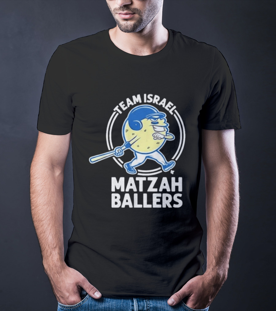 Team Israel Matzah Ballers Garrett Stubbs T-Shirt