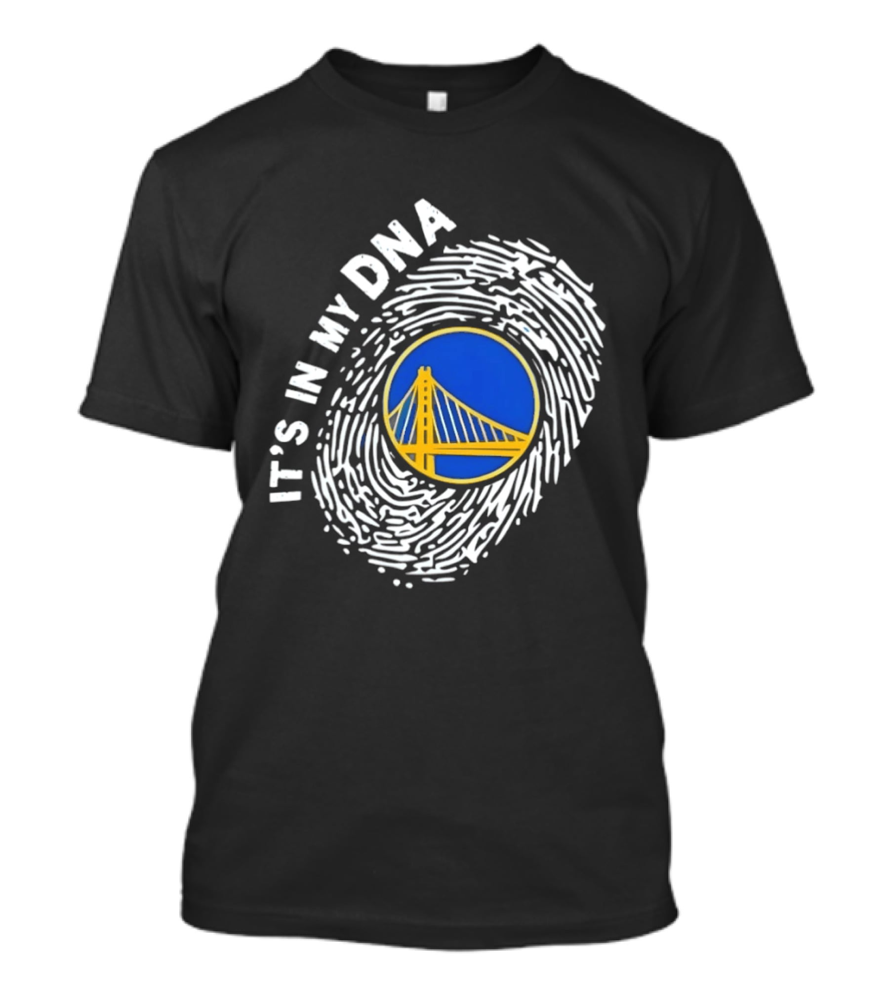Golden State Warriors It's In My DNA Fingerprint Basketball T-Shirt