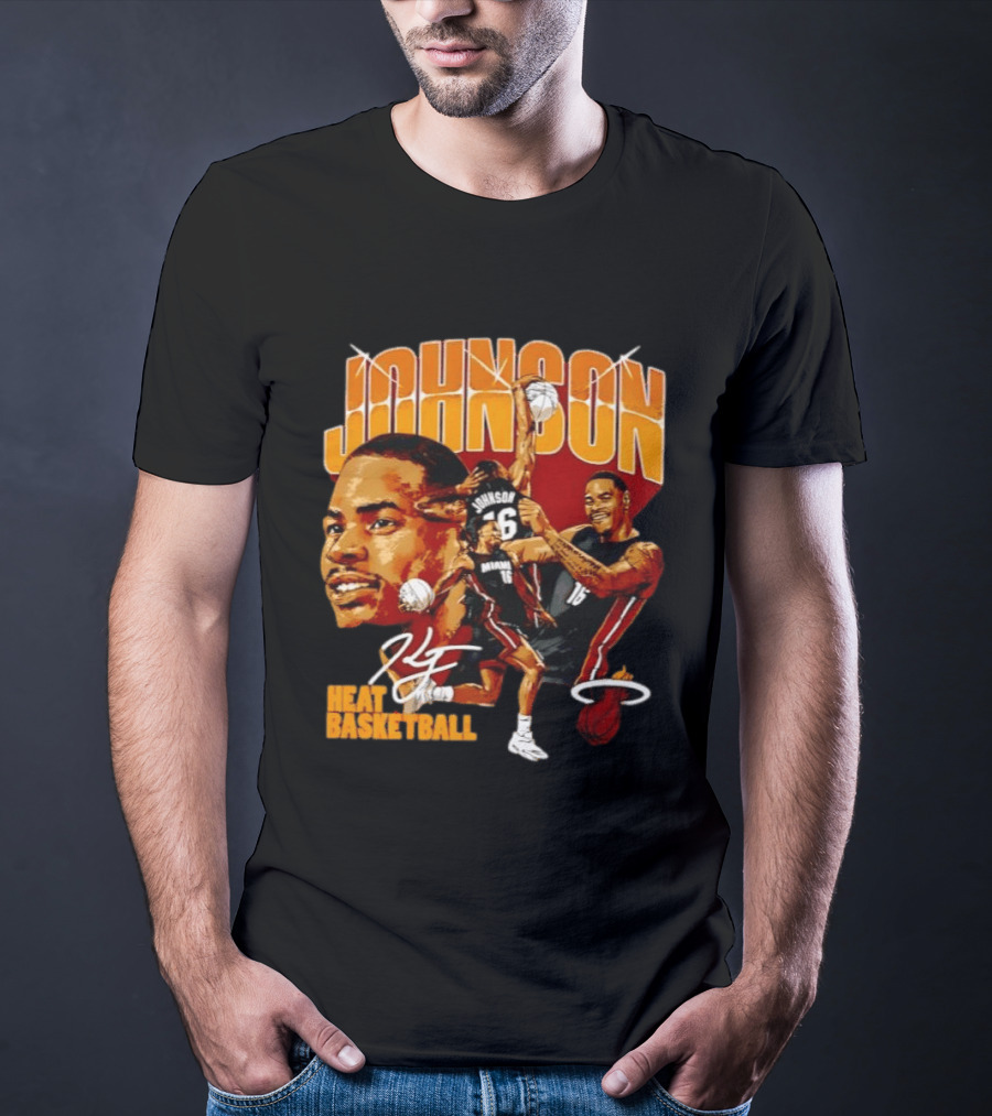 Johnson Heat Basketball Keyonte Johnson Miami 16 T-Shirt