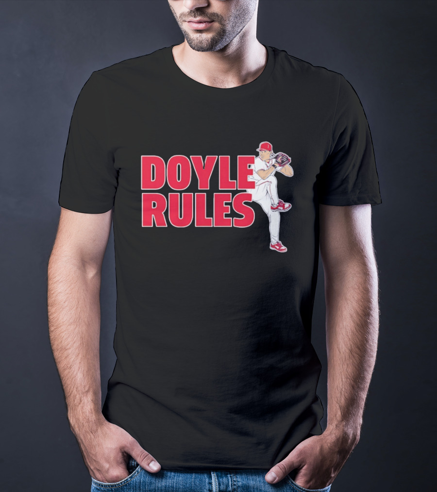 Doyle Rules St Louis Cardinals Pitcher Action T-Shirt