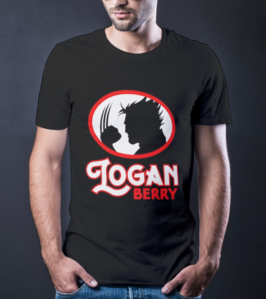 Logan Berry Marvel Wolverine Silhouette Claw T-Shirt