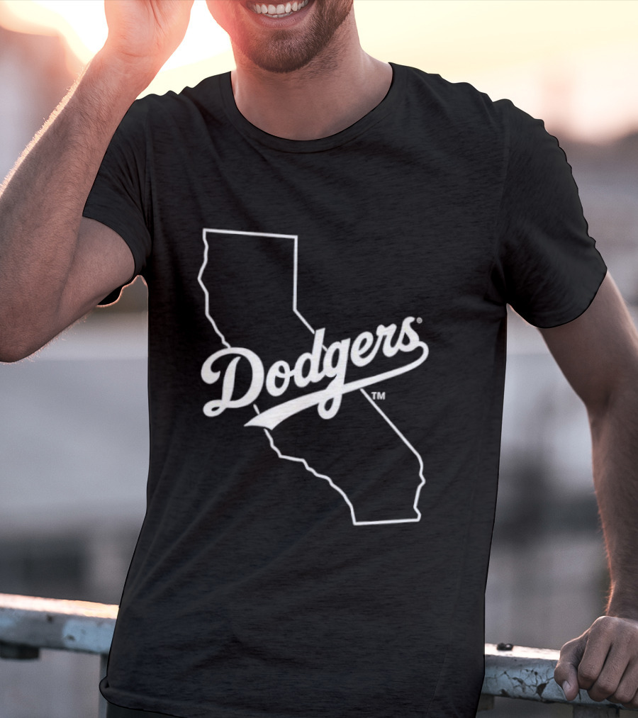 Los Angeles Dodgers California State T-Shirt