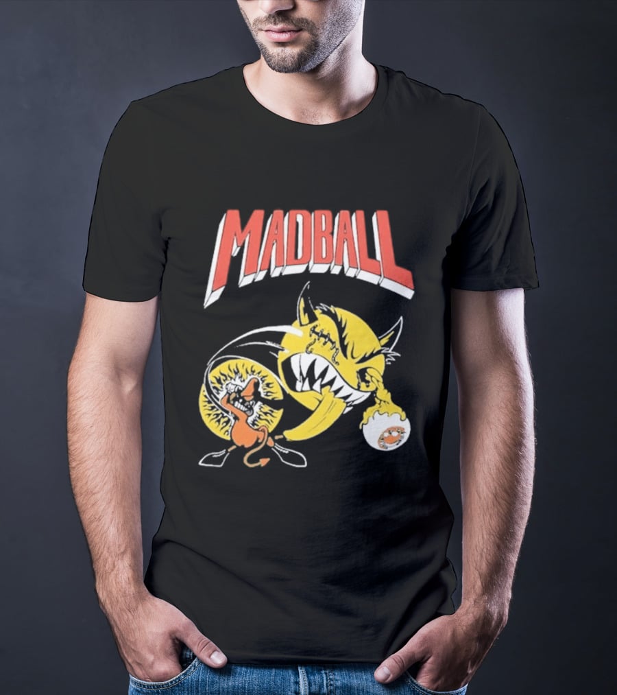 Madball South America Tour March 2026 Yellow Angry Character With Baseball Bat T-Shirt