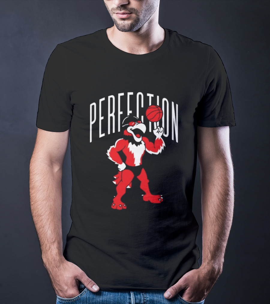 Miami RedHawks Perfection Basketball Bird T-Shirt