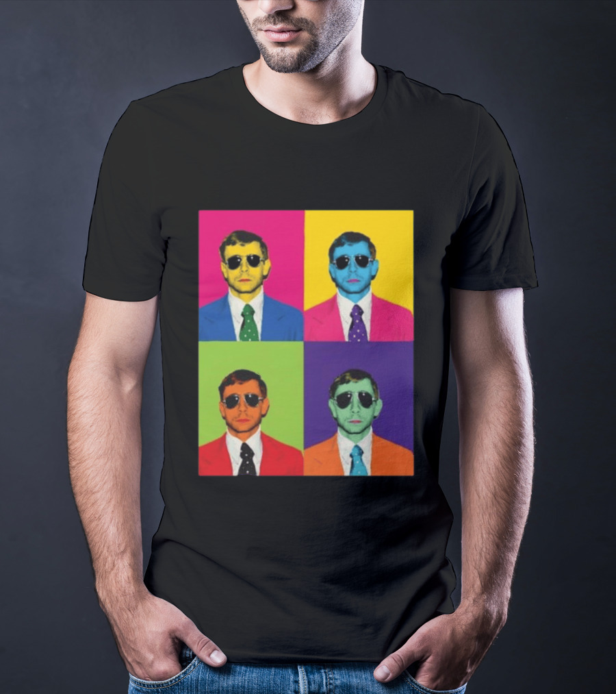Mike Vining Pop Art Style Multicolor T-Shirt