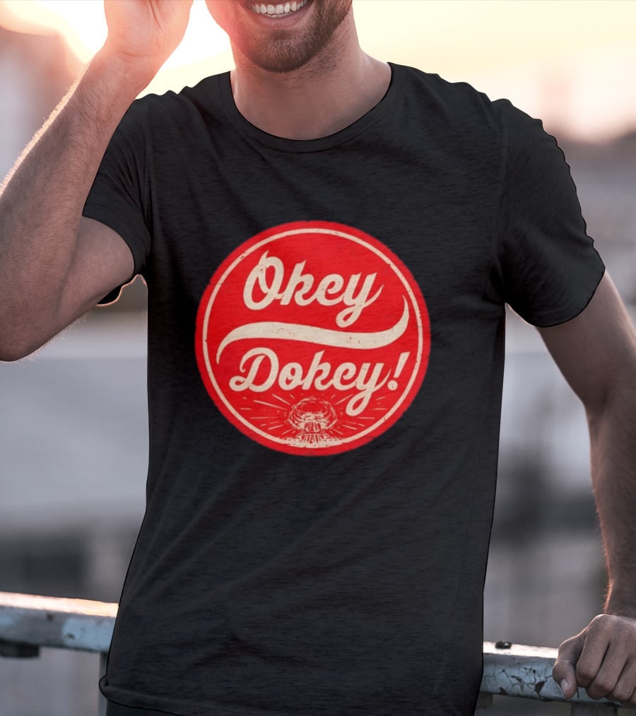 Okey Dokey The Last Drink Red Circle T-Shirt