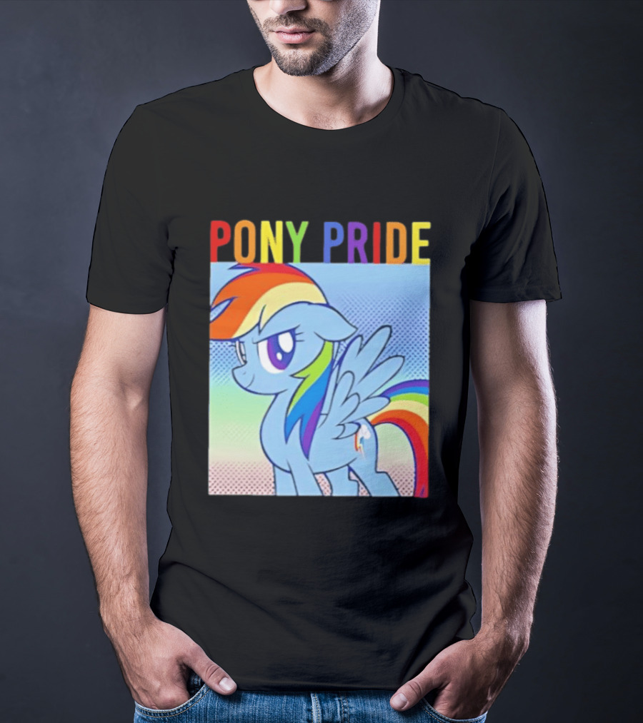 Rainbow Dash Pony Pride My Little Pony Rainbow T-Shirt