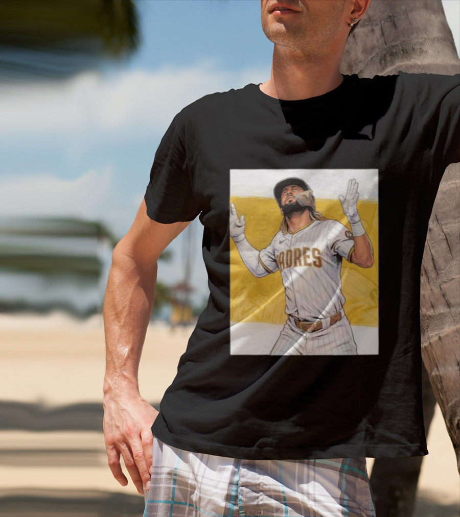San Diego Padres Fernando Tatis Jr Nike MLB Baseball Player T-Shirt