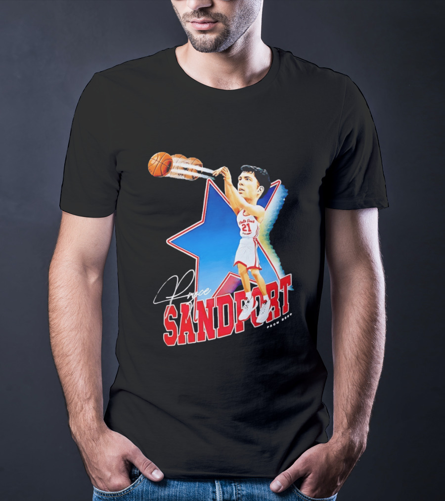 Pryce Sandfort Nebraska Cornhuskers Basketball Star Player 21 T-Shirt