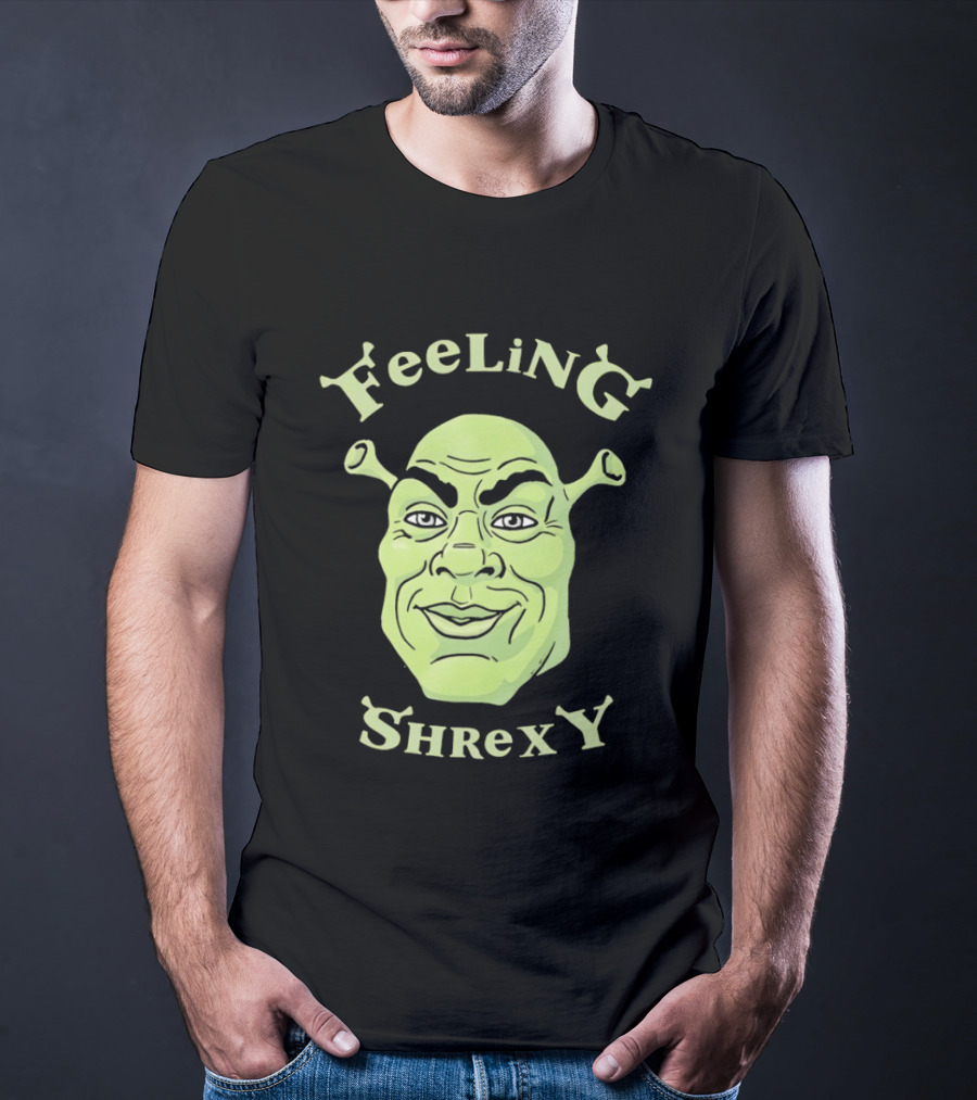 Feeling Shrexy Shrek Face T-Shirt