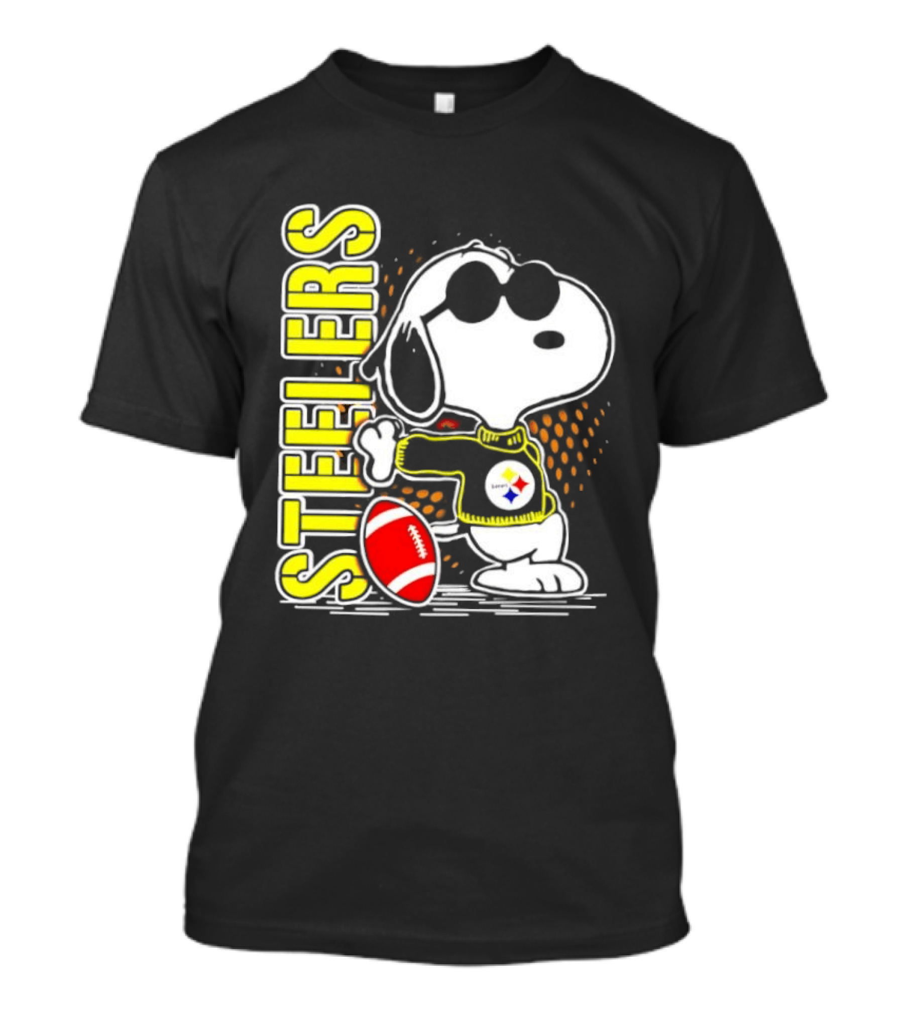 Steelers Snoopy Football Sunglasses Sports T-Shirt
