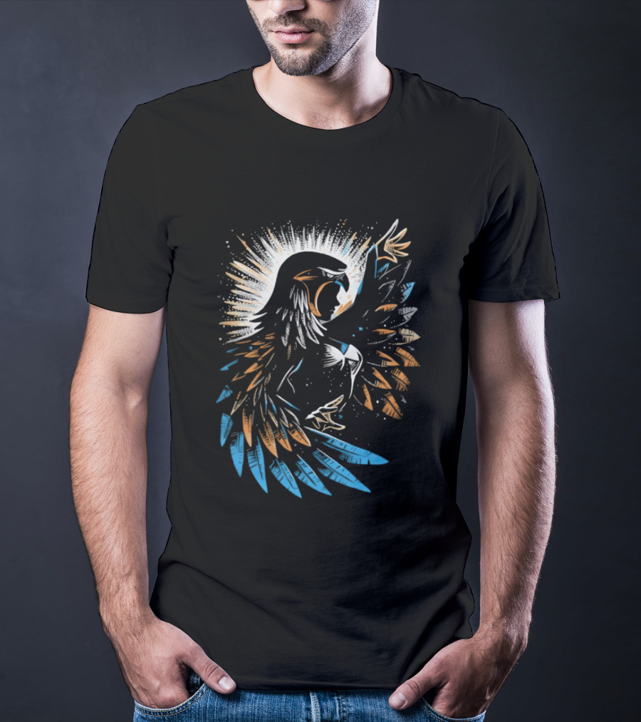 Sorceress Of Castle Grayskull The Falcon Sorceress Bold Colorful Bird T-Shirt