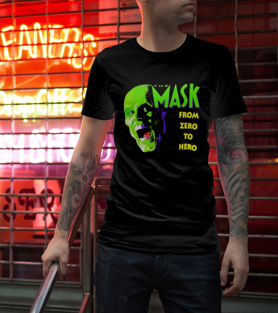 The Mask Movie From Zero To Hero Face T-Shirt