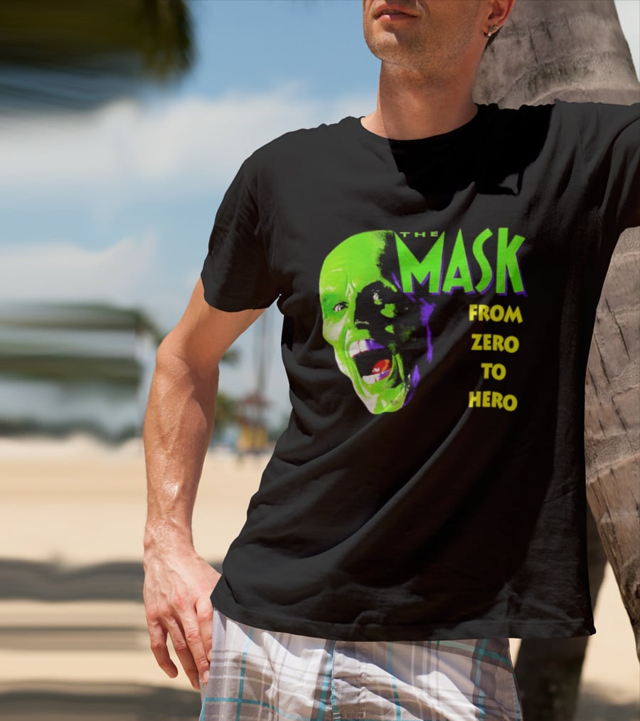 The Mask Movie From Zero To Hero Face T-Shirt