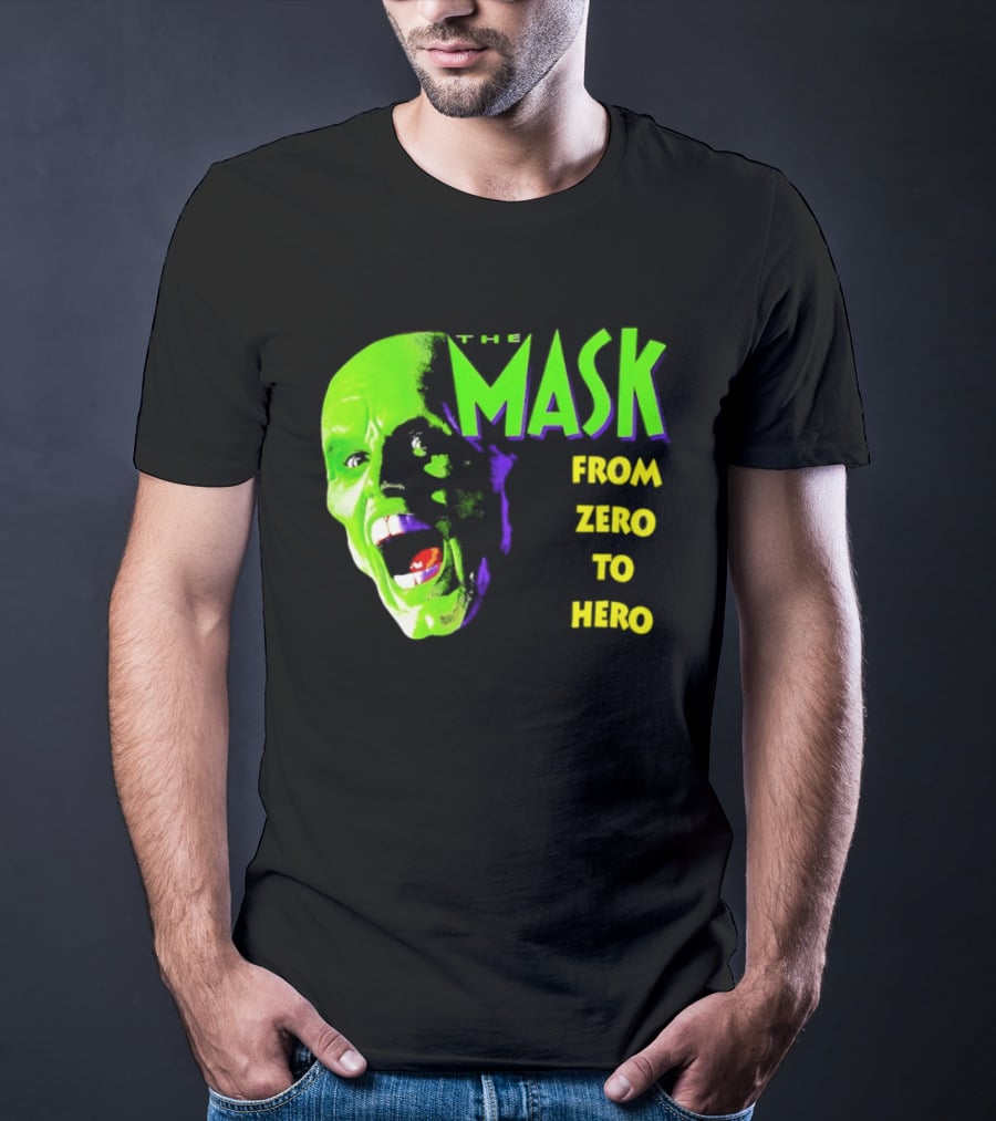 The Mask Movie From Zero To Hero Face T-Shirt