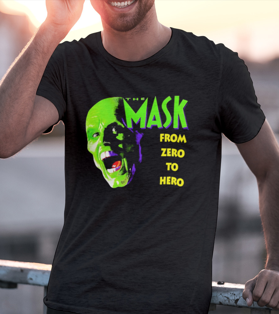 The Mask Movie From Zero To Hero Face T-Shirt