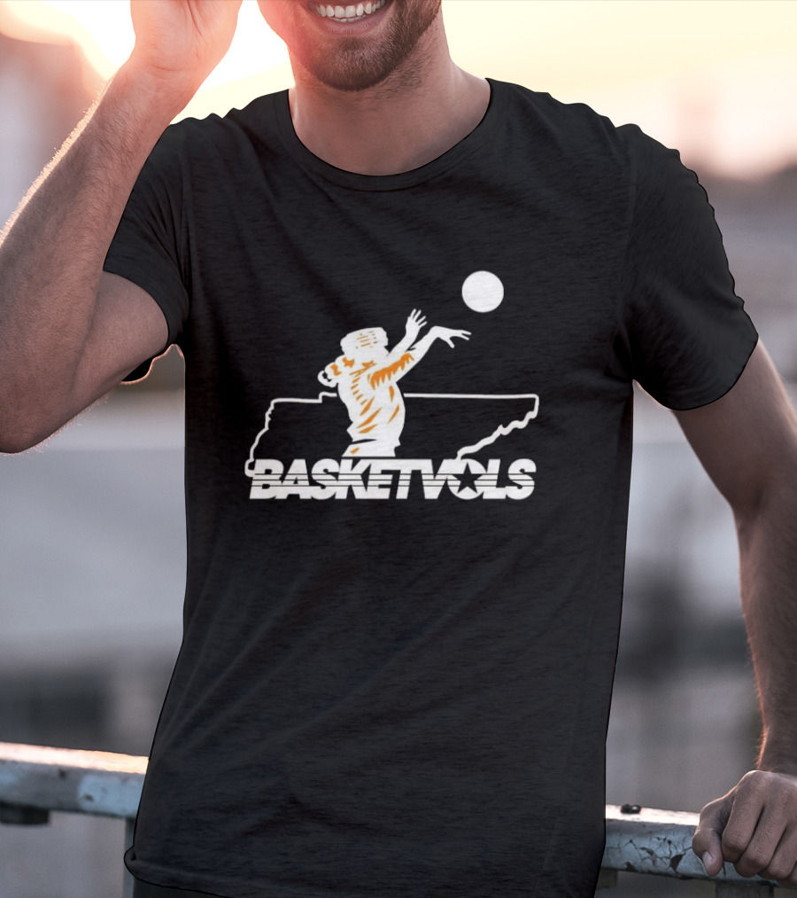 Tennessee Basketvols Jumpshot Basketball T-Shirt