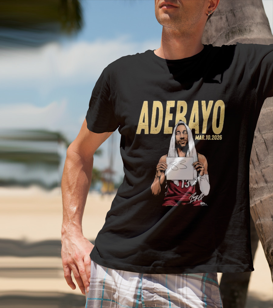 Ultimate Bam Adebayo Career High 83 Miami Basketball March 10 2026 T-Shirt