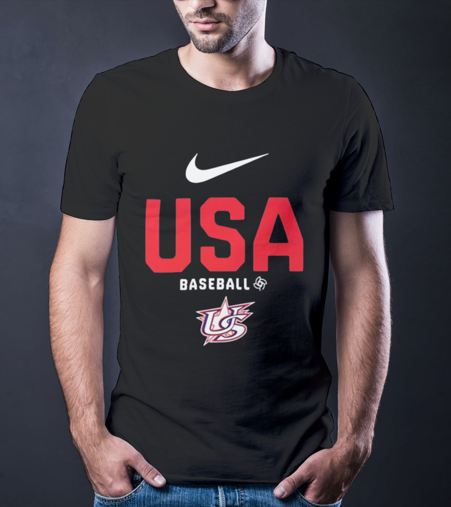 USA Baseball Nike Logo Team USA Sports Fan T-Shirt