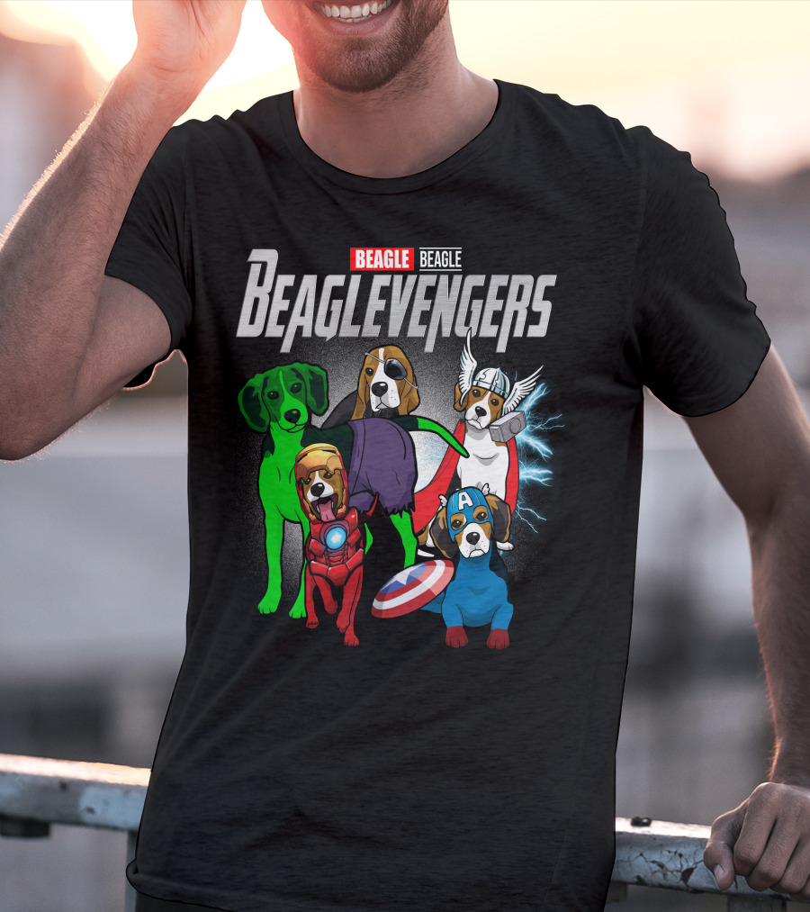 Beagle Beaglevengers Marvel Dog Heroes T-Shirt