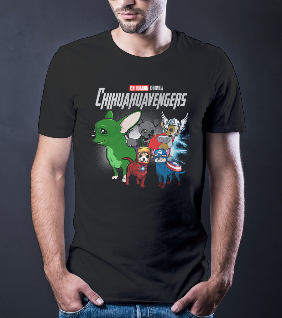 Chihuahua Chihuahuavengers Avengers Hero Dogs T-Shirt