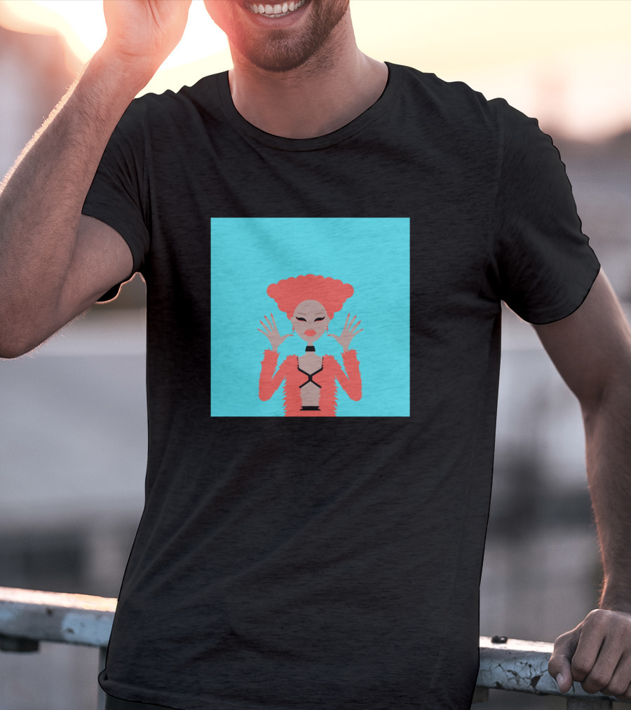 Aja 822963 Fashion Illustration Bold Red Look T-Shirt