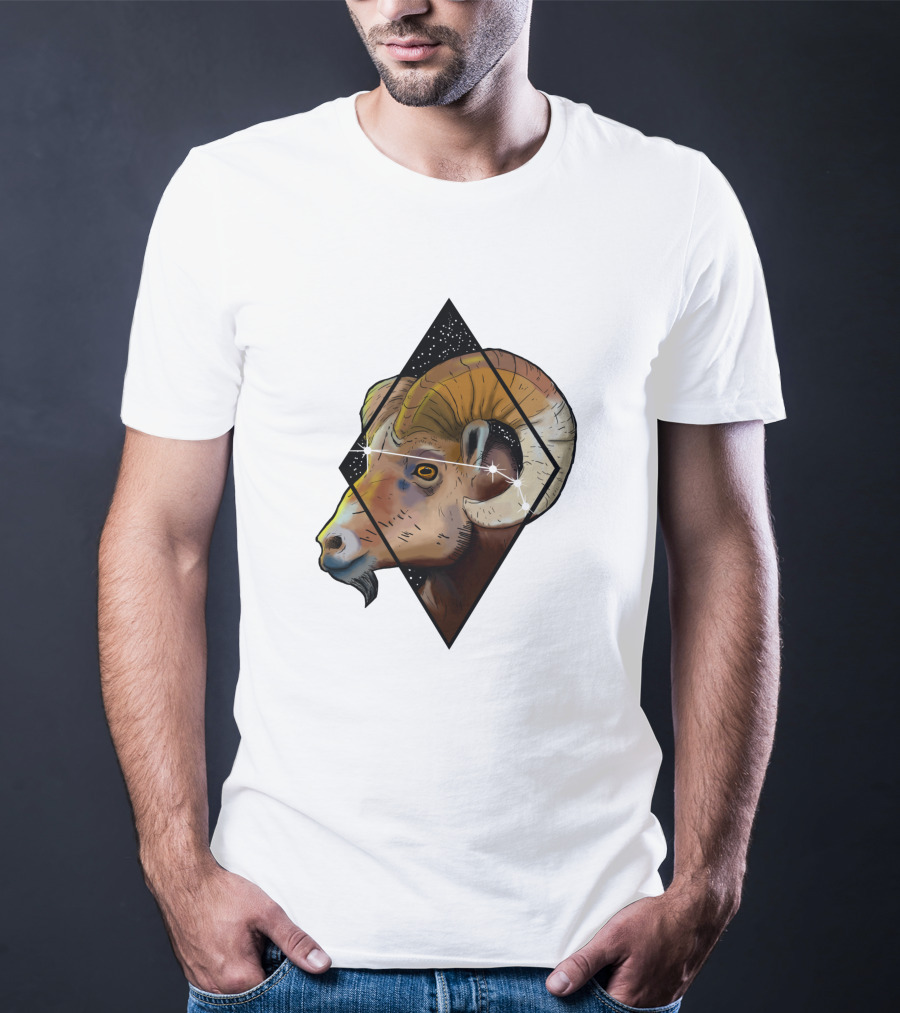 Aries Ram Starry Diamond 1041397 T-Shirt