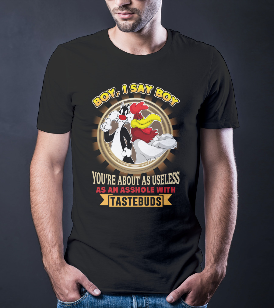Boy I Say Boy You're About As Useless As An Asshole With Tastebuds T-Shirt