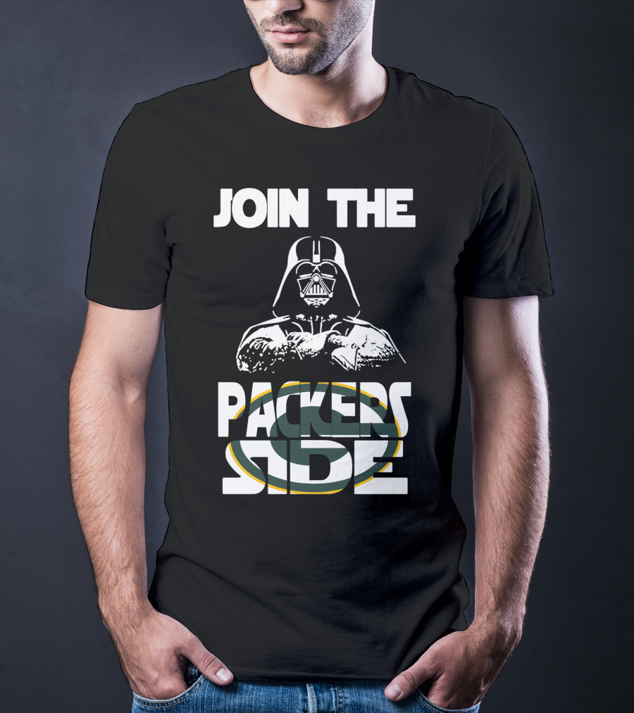 Join The Packers Side Darth Vader Star Wars Green Bay Packers T-Shirt