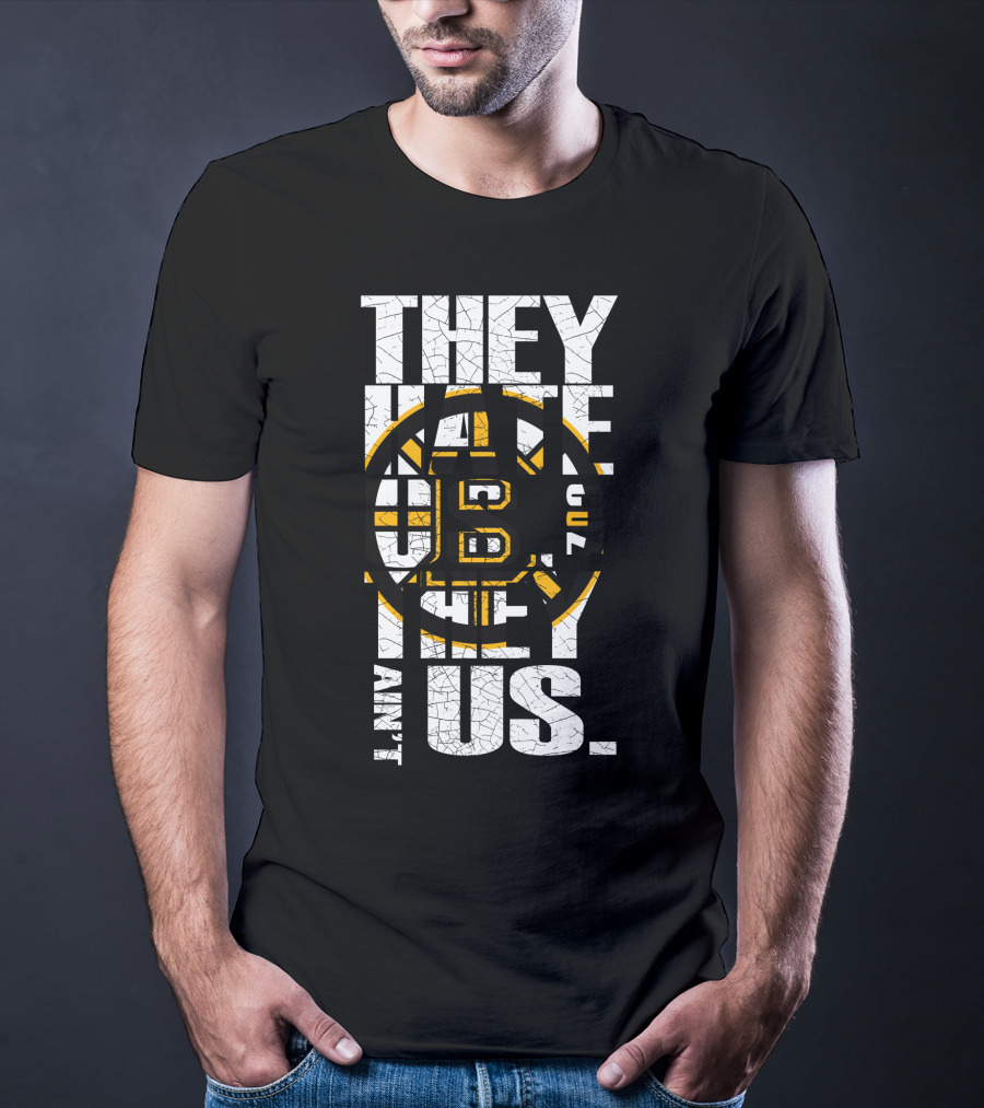 They Hate Us Boston Bruins They Ain't Us T-Shirt
