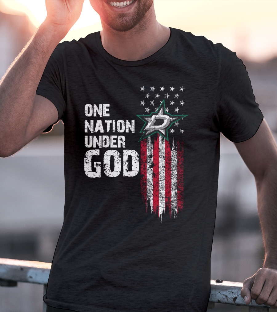 One Nation Under God Dallas Stars T-Shirt