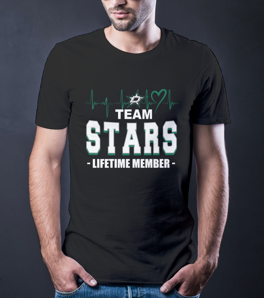 Team Stars Lifetime Member Dallas Stars T-Shirt